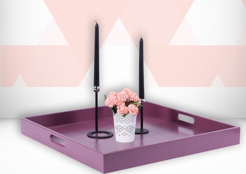 Large Ottoman Tray for Coffe Table Modern Ottoman Tray 24 X Etsy