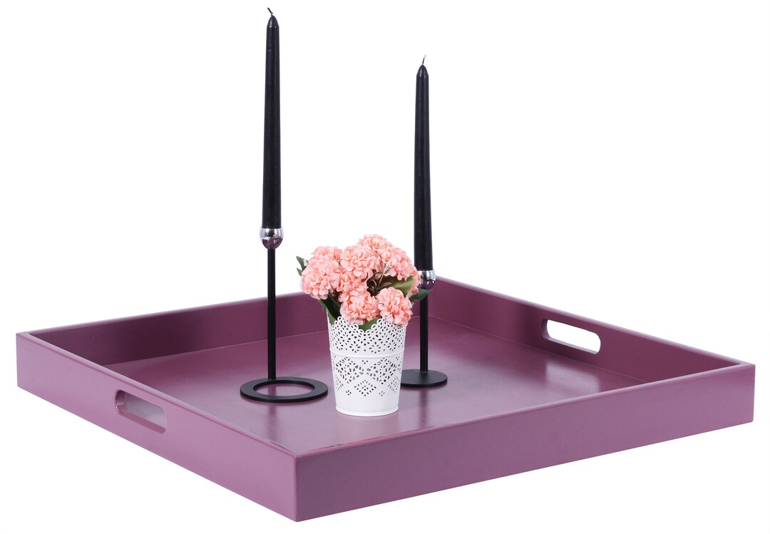 Large Ottoman Tray for Coffe Table Modern Ottoman Tray 24 X Etsy