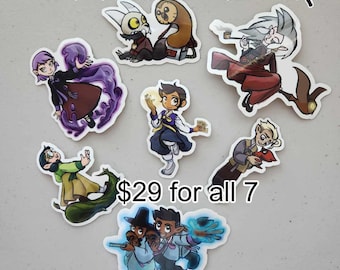 Owl House Hanbok Vinyl Stickers