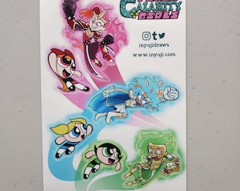 Power Calamity Girls Stickers