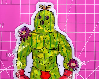 Togemon Digimon Blumen Sticker HOLO