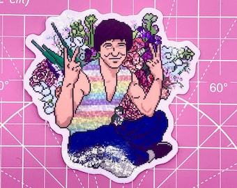 Jackie Chan Pride Sticker HOLO