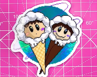 Eiskletterer Sticker HOLO