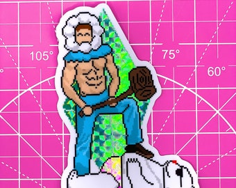 Eiskletterer Polar Hunk Sticker HOLO