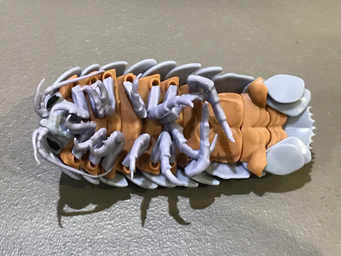 Plastic Pill Bug Roly Poly Insect Potato Bug ISOPOD KEYCHAIN Figure W ...