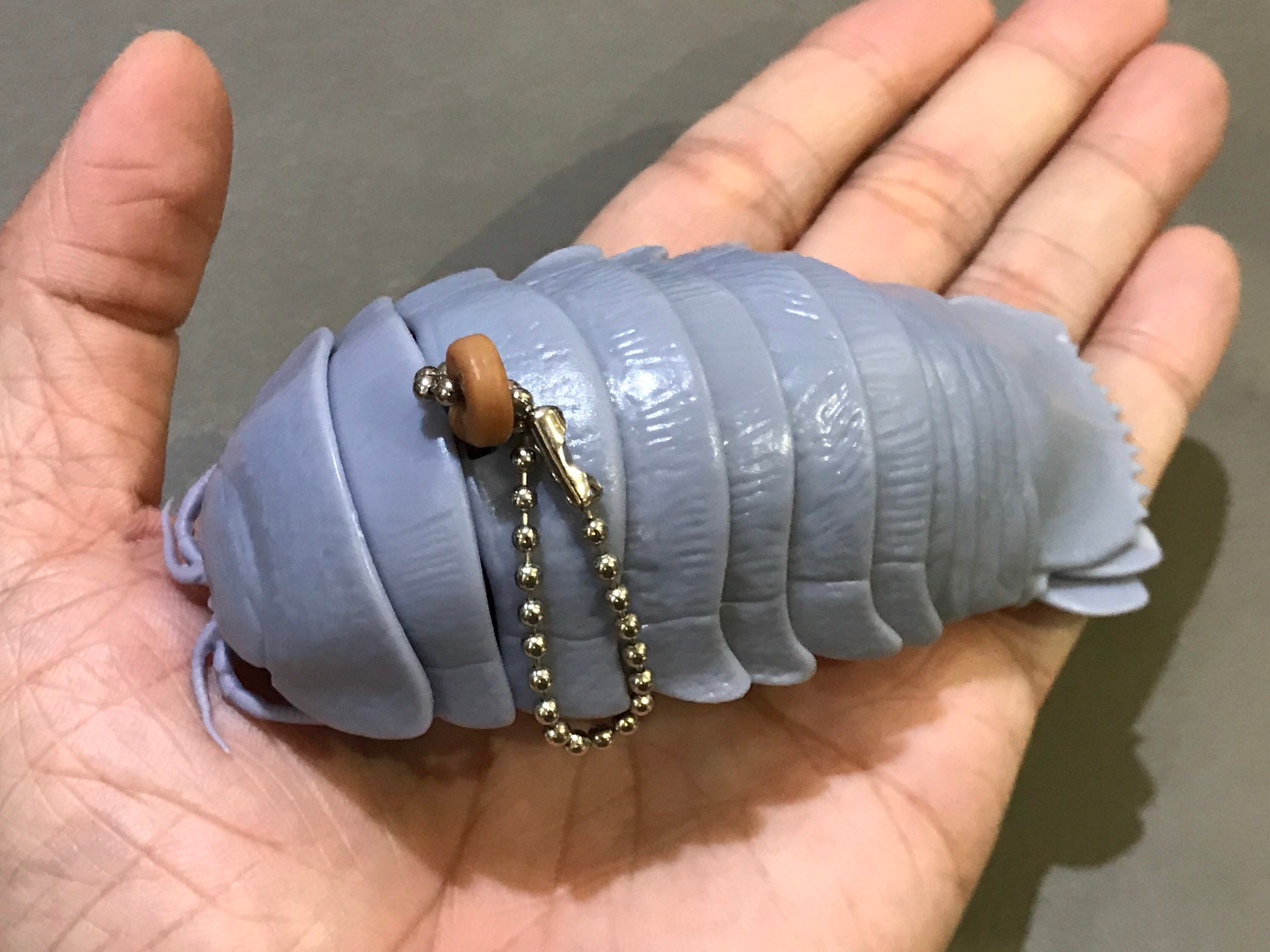 Plastic Pill Bug Roly Poly Insect Potato Bug ISOPOD KEYCHAIN Figure W ...