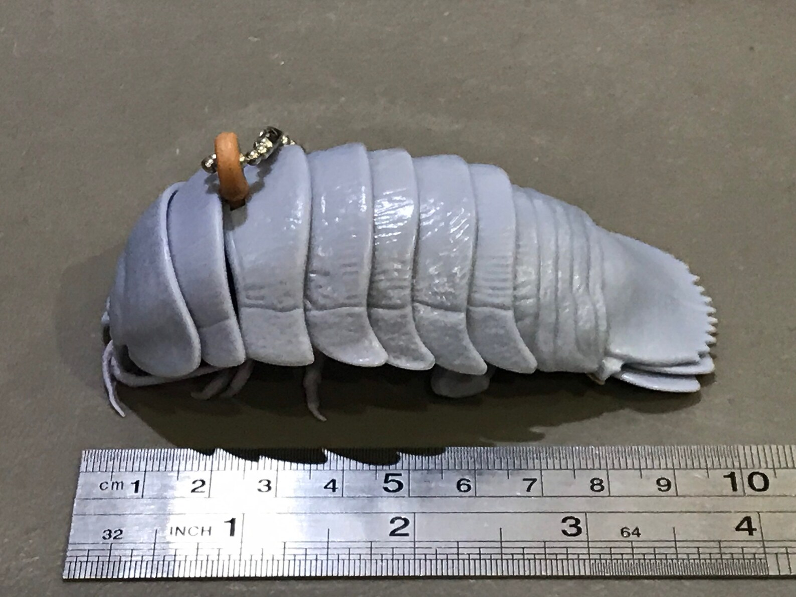 Plastic Pill Bug Roly Poly Insect Potato Bug ISOPOD KEYCHAIN Figure W ...