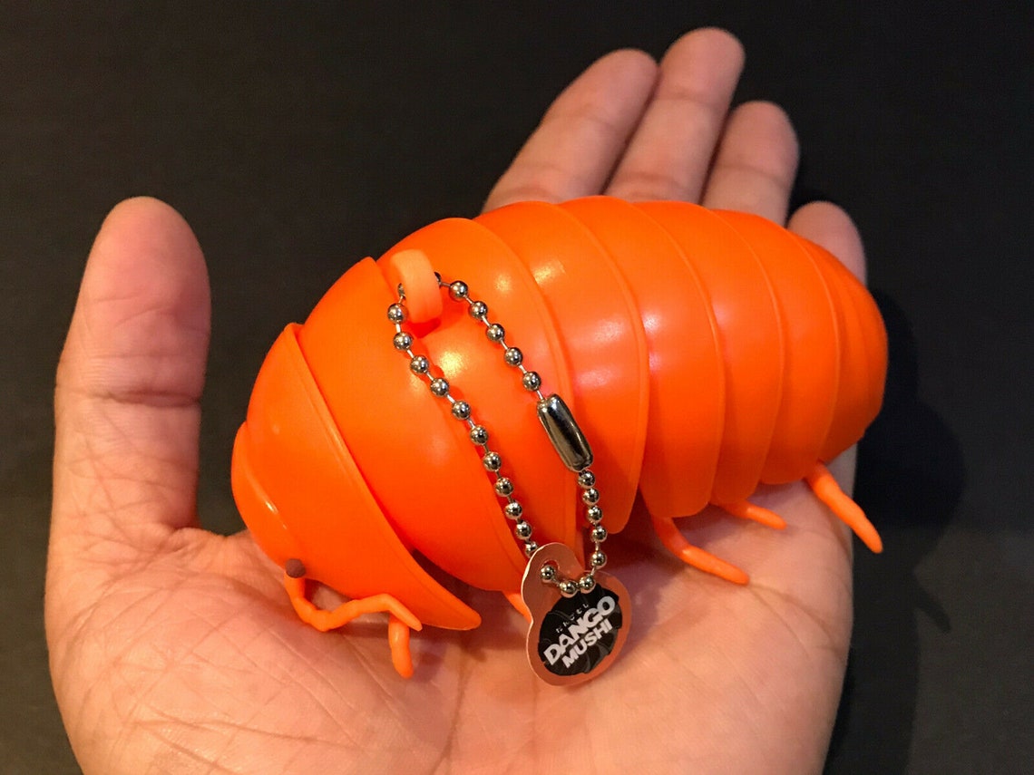 Plastic Pill Bug Roly Poly Insect Potato Bug Isopod KEYCHAIN Figure W ...
