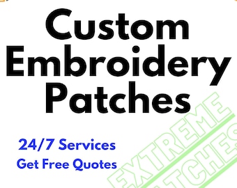 Embroidery Patches, Custom Embroidery Iron On Patch, Full Color Patches, Personalized Patches,Iron On Patch, Logo Patch, Company Patches