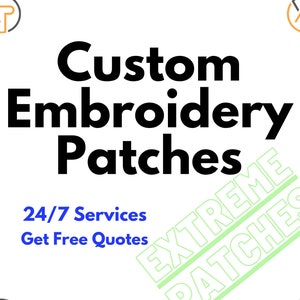 Embroidery Patches, Custom Embroidery Iron On Patch, Full Color Patches, Personalized Patches,Iron On Patch, Logo Patch, Company Patches