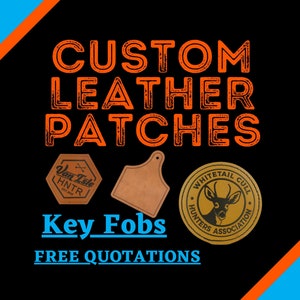 Custom Leather Patches: Embossed, Debossed, Iron-On