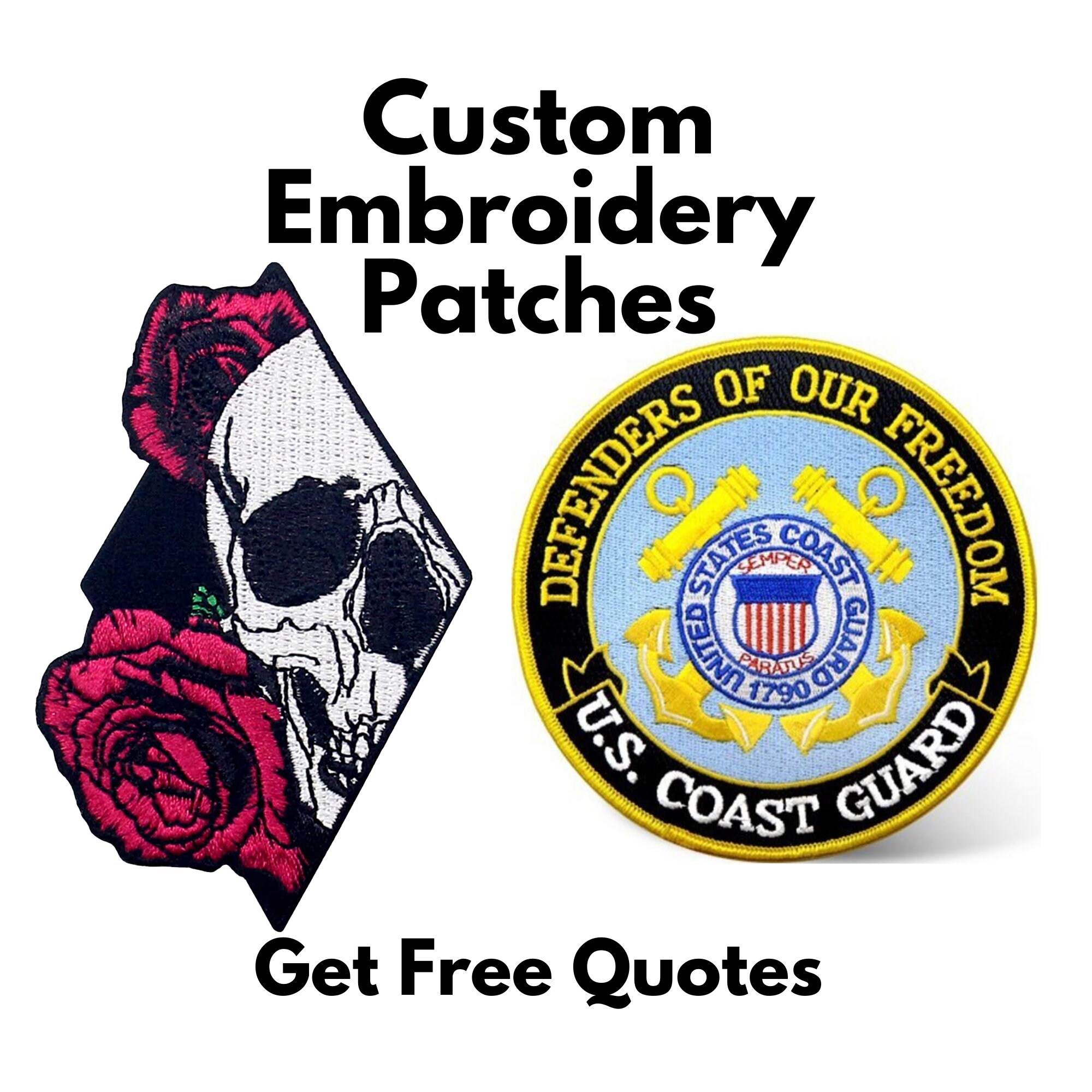 Embroidery Patches Custom Embroidery Iron on Patch Full Etsy