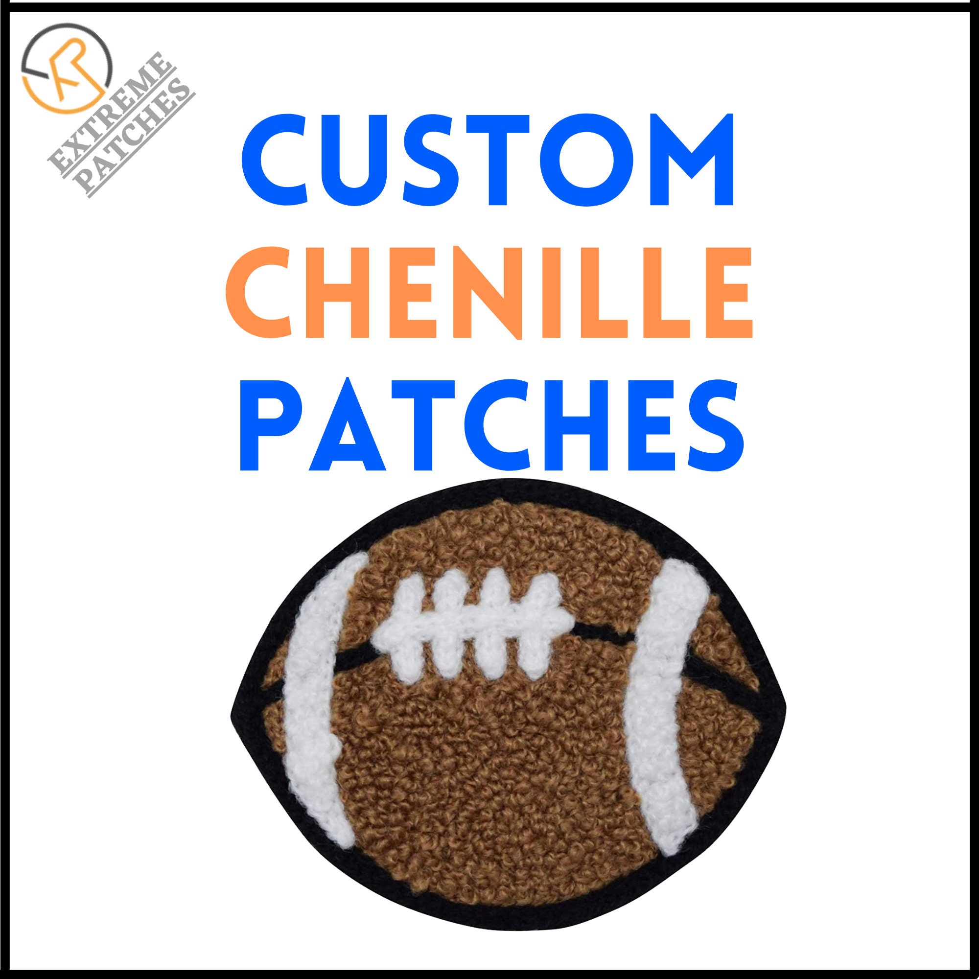 Custom Iron Patches for Clothing Chenille Patches Custom Design