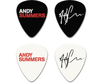 Juego de 2 púas de guitarra de la gira de Andy Summers 2024