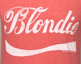 BLONDIE Red T-shirt Authentic New Coca-Cola Logo