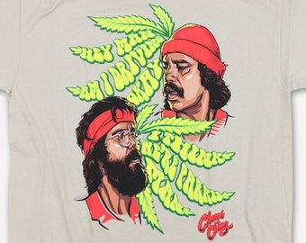 Cheech & Chong Am I Driving Okay Tan T-Shirt XL 3X