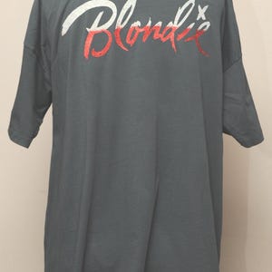 BLONDIE Free People DAYDREAMER Eat To The Beat T-Shirt Unworn Authentic Vintage Black image 2