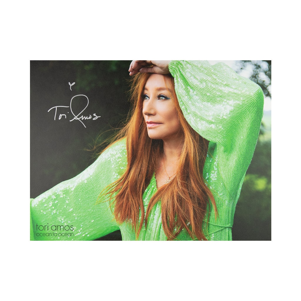 Tori Amos Ocean To Ocean Signed Profile Lithograph Poster Authentic Autograph