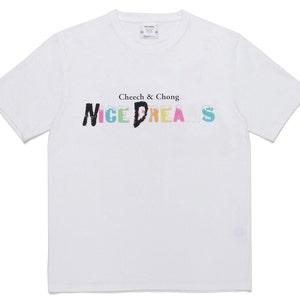 Cheech & Chong Guilty Parties WHITE Nice Dreams T-Shirt New Unworn Medium and Large
