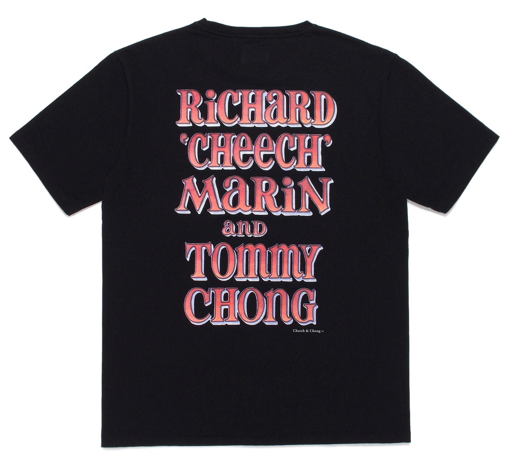WACKO MARIA× Cheech & Chong「NICE DREAMS」 Cheech & Chong Wacko Maria Black Nice Dreams T-shirt MD Large XL