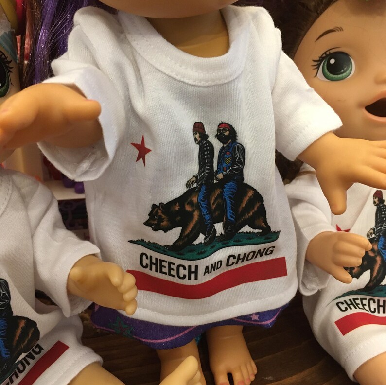 Cheech & Chong Doll Dress T-shirt New Unworn Size 12