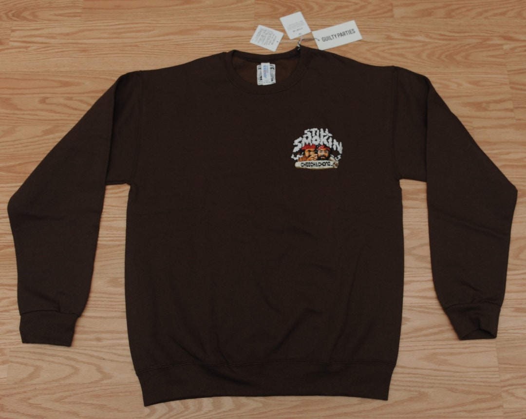 Cheech & Chong X Wacko Maria Guilty Parties BROWN Sweatshirt