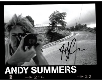 Andy Summers SIGNED 24" x 18" 2023 Tour Lithograph Poster