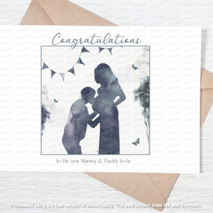 Congratulations on Your Pregnancy Card - English or Welsh