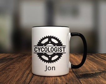 Cycling Mug for Bike Lovers - Funny Bike Coffee Cup, Cycling Gift, Unique Cycling Mug, Biker Coffee Mug, Bicycle Lover Gift, Sports Mug