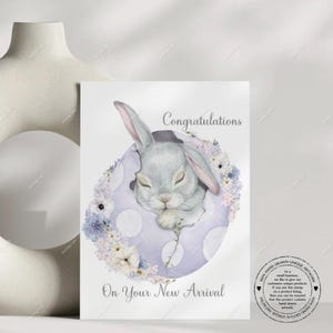Carte personnalisée d'oeufs de Pâques, carte de joyeuses Pâques pour enfants, enfants, carte pour fils, fille, nièce, neveu, petite-fille, petit-fils, lapin