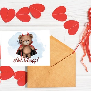 Carte de Saint-Valentin | Diable cornée de Zazzle.be Liste d'envies Vous avez des idées ? carte postale pour un être cher | Carte de Saint-Valentin personnalisée | Carte d'objets populaires