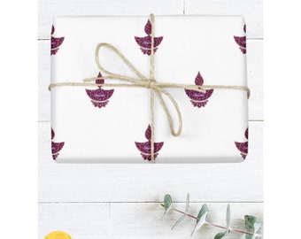 Diwali Gift Wrapping Paper |  Happy Diwali Wrapping Paper | Diwali Gift Wrap Paper | Diwali Diya Wrapping Paper