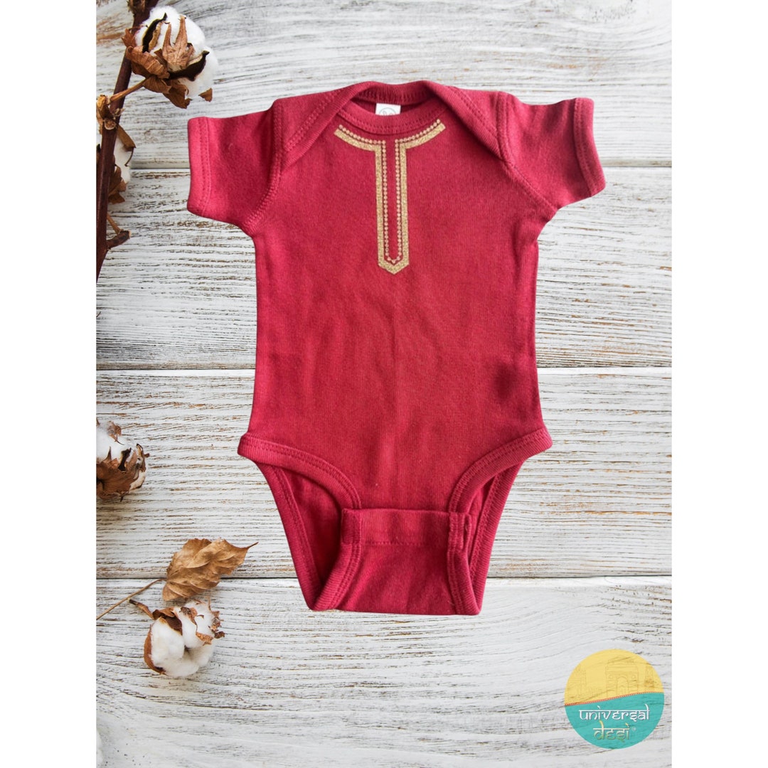 Kurta Bodysuitindian Baby Bodysuitbaby Girl Kurta Etsy