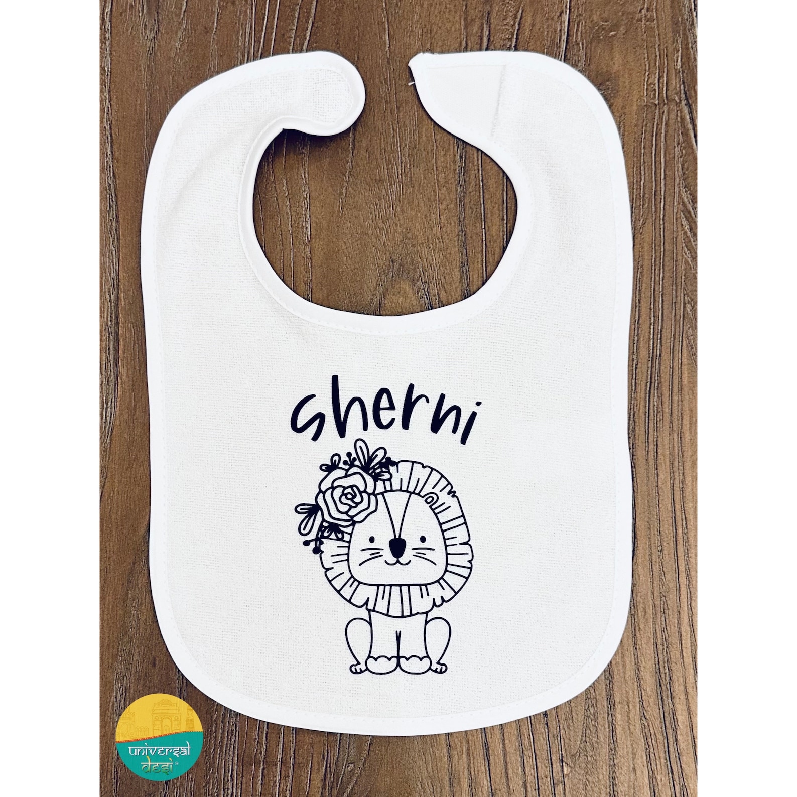 Indian Desithemed Baby Bib Desi Baby