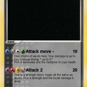 Carte Pokémon personnalisée