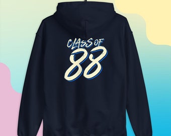 Klasse von 88 Hoodie | Doppelseitige Heavy Blend Unisex