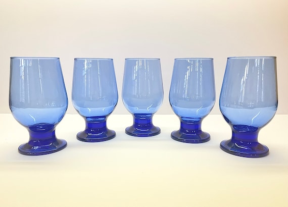 Lot Vintage De 5 Verres à Apéritif Colorés - Multicolore - Verrerie Ancienne