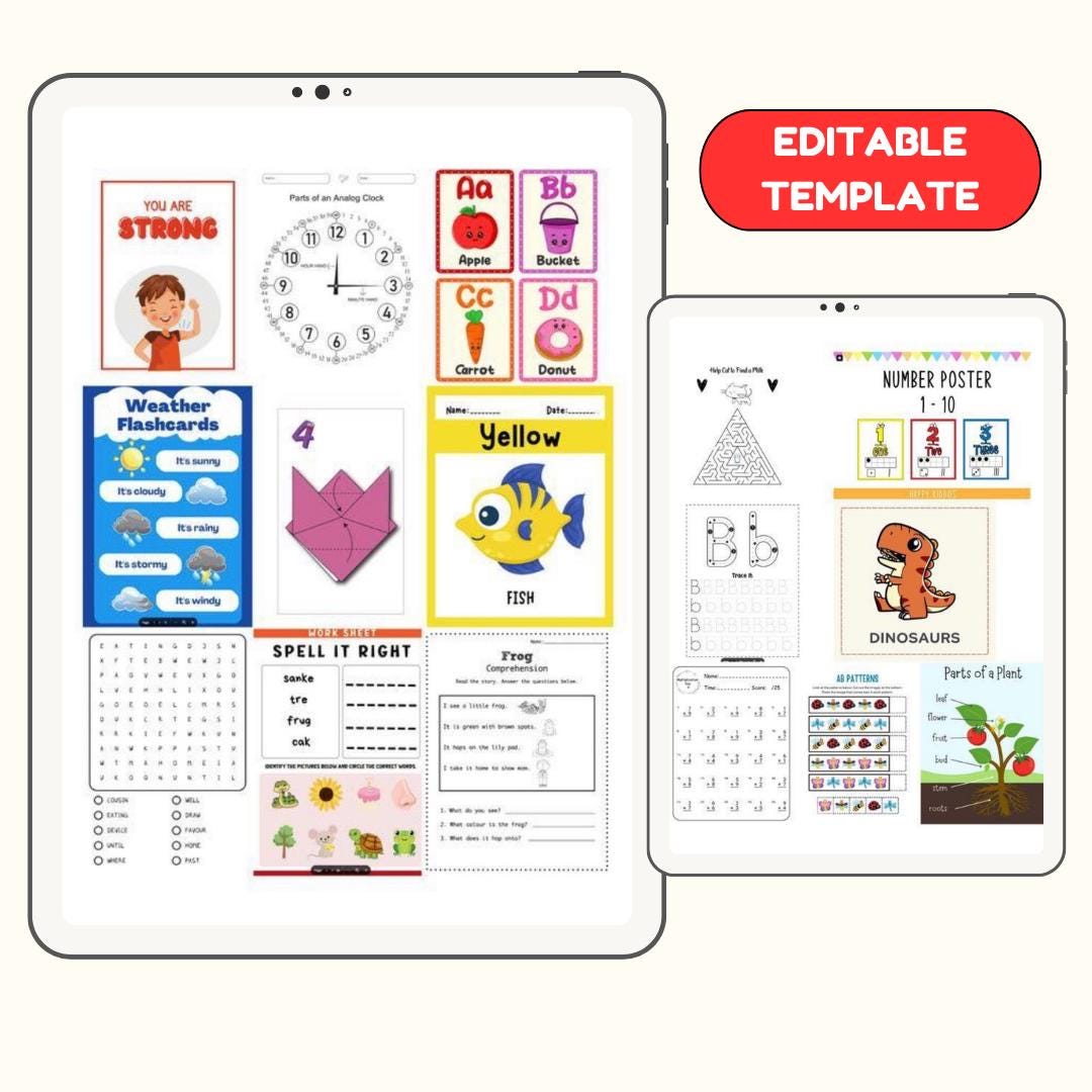 EDUBUNDLE 7000+ LEARNING PACK - Etsy