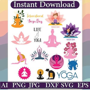 Yoga Bundle Svg \ Yoga Cut Files \ Yoga Clipart \ Yoga Quotes SVG \ Yoga Pose Svg \ Yoga Meditation svg \ Yoga SVG Files for Cricut