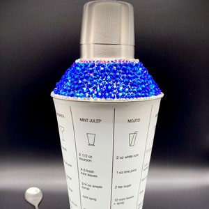 Crystal Embellished Cocktail Shaker / Mixer -Customized