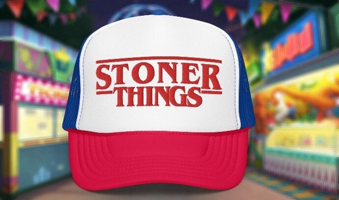 STONER THINGS Hat Horror Stranger Mystery 80's - Etsy