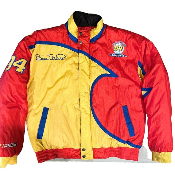 RARE Bill Elliott Mcdonalds NASCAR Racing Champions Apparel Jacket