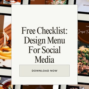 Edytowalny brązowy szablon ulotki na specjalne okazje obiadowe. Idealny do mediów społecznościowych, niedzielnych wyprzedaży, rabatów na jedzenie, menu restauracji i brandingu.