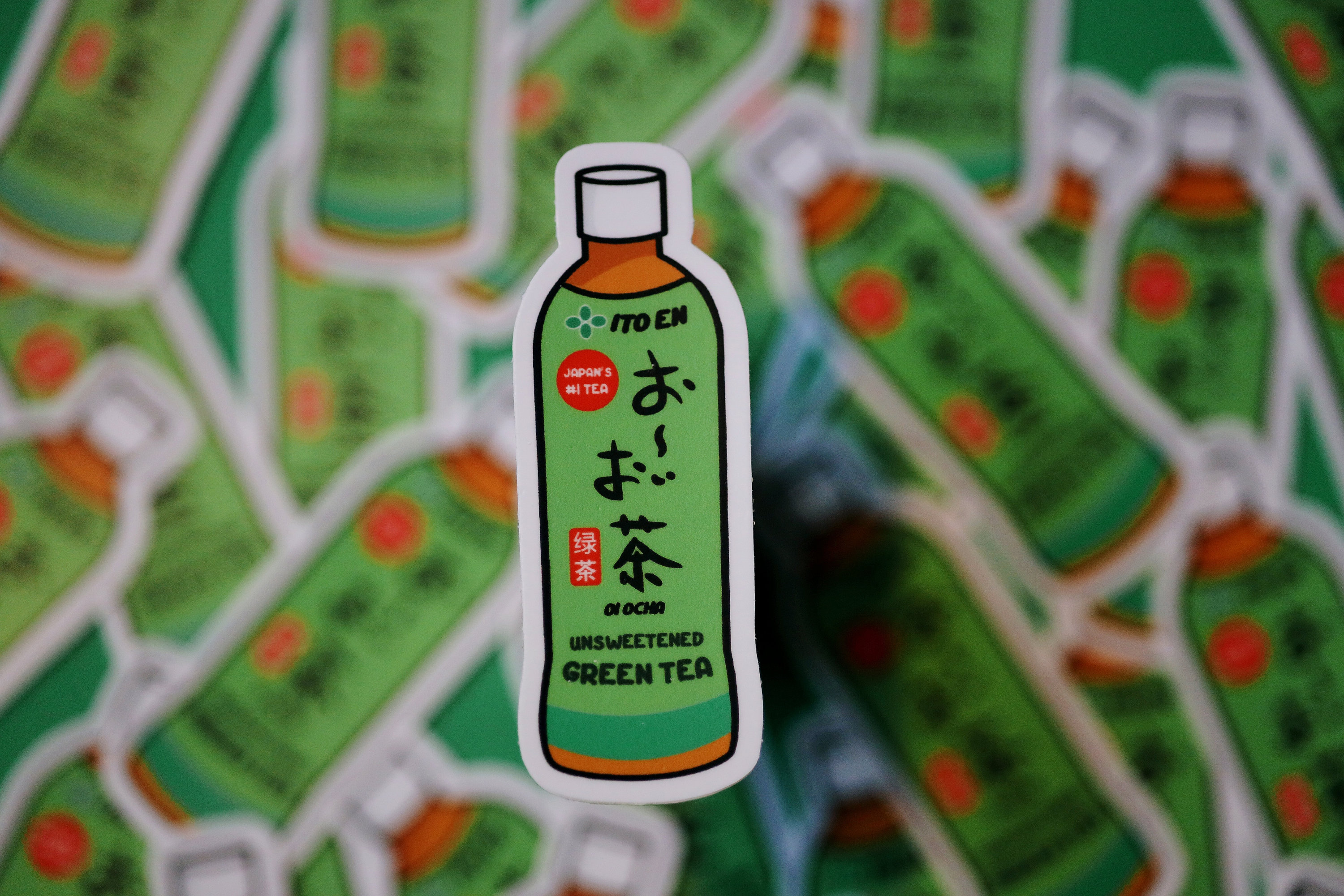 Ito En Green Tea Sticker Tea Sticker Asian Drink Sticker Etsy