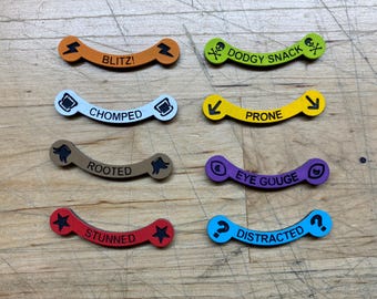 Full Set of STLs of Markers for Table Top Fantasy Football Game (Round Bases)