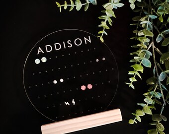 Custom Earring Holder, Earring Stand, Earring Holder, Personalized Acrylic Earring Holder, Acrylic Earring Stand, Jewelry Organizer