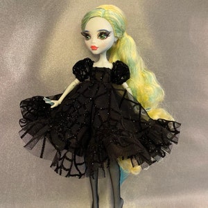 3pc Spiderweb dress outfit for MH Dolls / G1 and G3