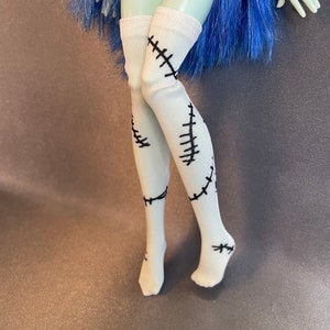 Scar print tights for G1 and G3 dolls / MH dolls socks / Doll tights