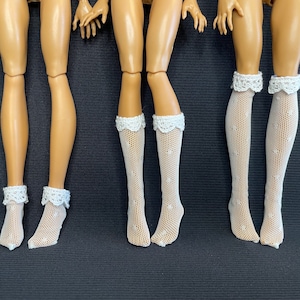 C001 Handmade Mesh Fabric Doll Over the Knee Socks for Fashion