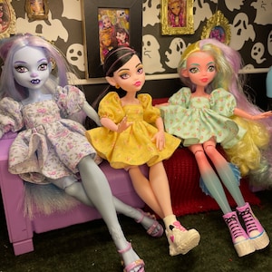 Floral dress for MH dolls / dress for G1 G3 MH dolls